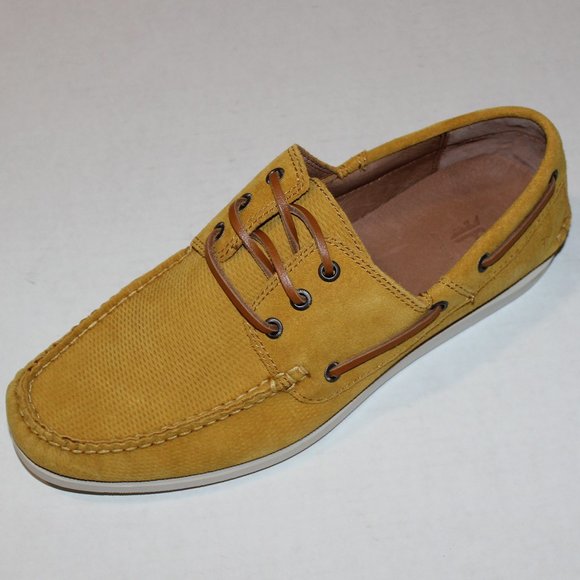 Frye Shoes | Frye Men's Briggs Honey Boat Shoe US 10.5M | Color: Yellow | Size: 10.5 | Freakfashion's Closet